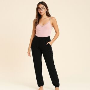 Wildfox Studded Boyfriend Sweatpants – Size XS
